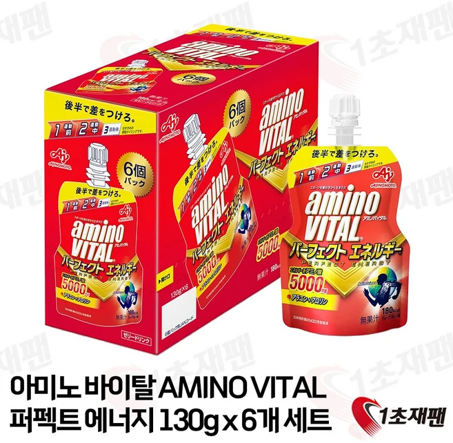 아미노 바이탈 퍼펙트젤 5000mg, 6개, 130g - 쿠팡
