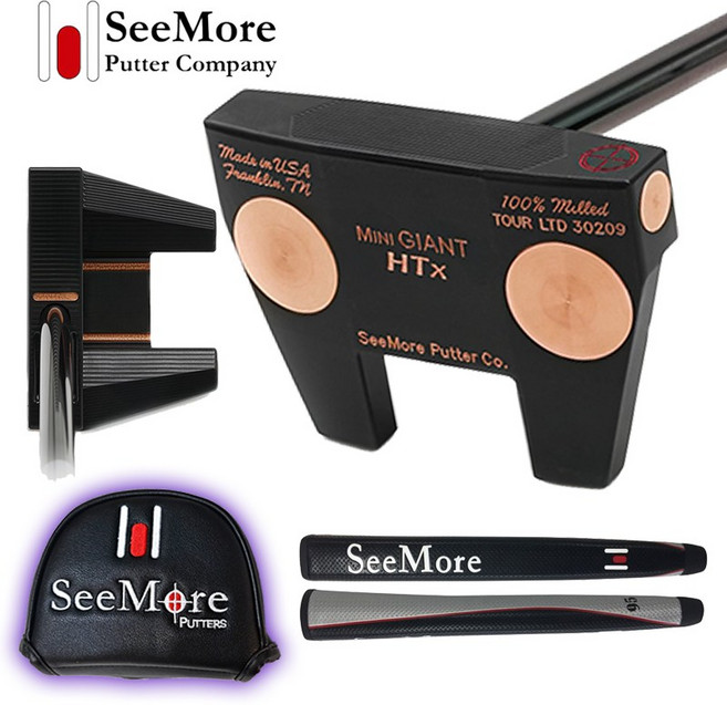 시모어 미니 자이언트 HTX 퍼터 오리엔트 골프 2024 박하림 프로 추천, 33인치