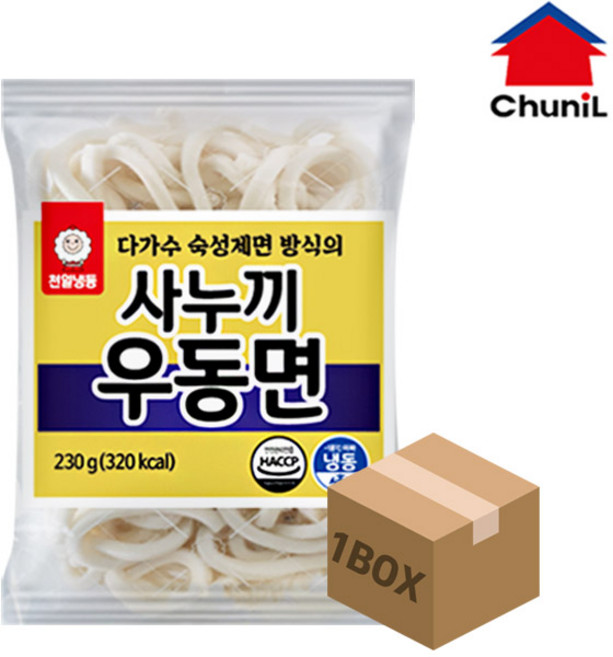 [자연맘스토리] 천일 사누끼 냉동 우동면 230g x 40개