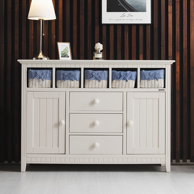 [20조한정 추가즉시할인] 에보니아 체스트 54 라탄서랍장 (3단서랍장 와이드서랍장 수납장), 체스트54 아이보리, 3개