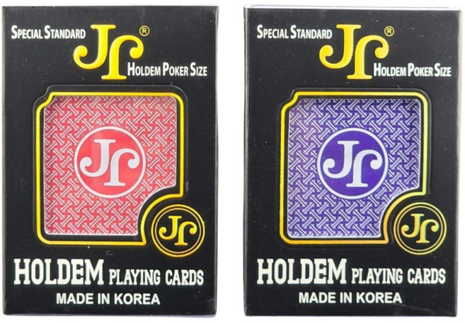 이음 JJ 홀덤전용 트럼프카드 레드1P+블루1P, 1개