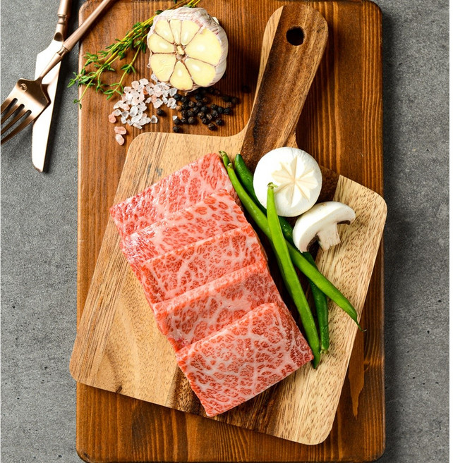 [참품한우] 갈비꽃살 1+등급 구이용, 4개, 300g