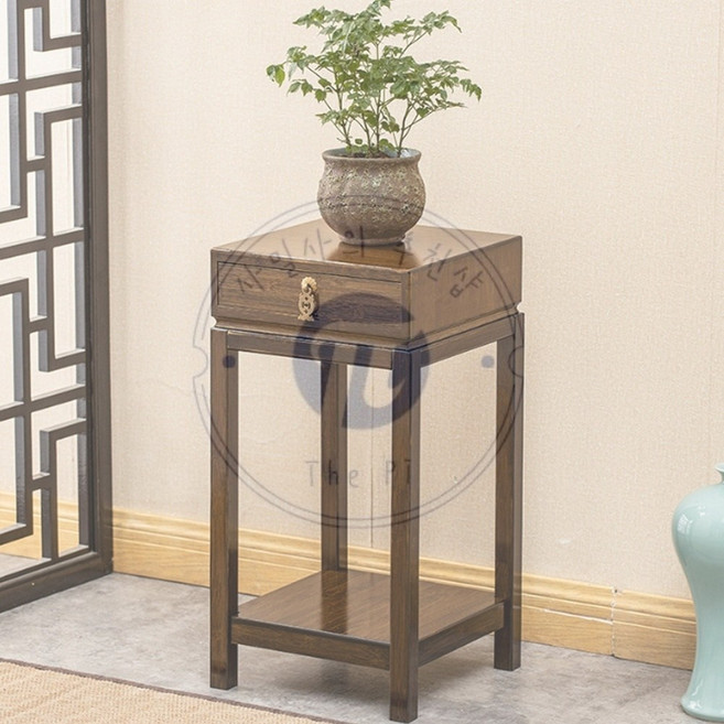 THE PI 대나무 서랍형 화분진열대 61CM 화분 선반