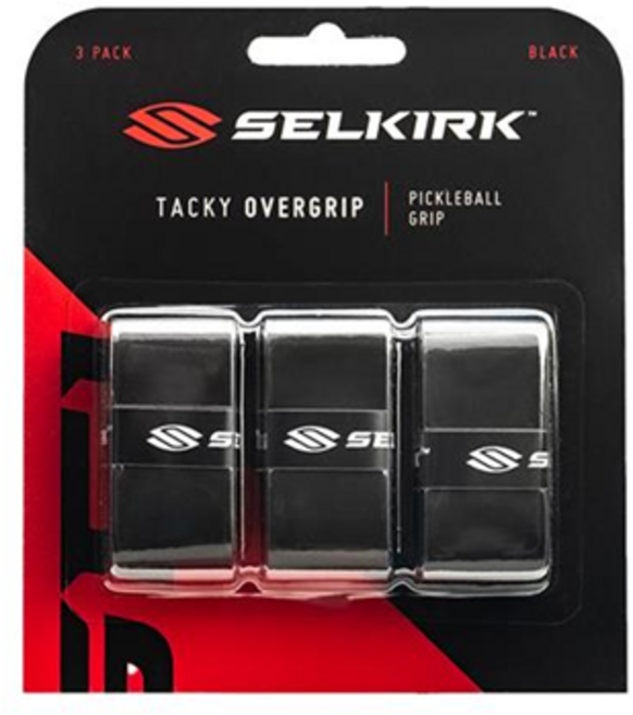 스포모티브 셀커크 TACKY 오버그립 3개 세트, 블랙