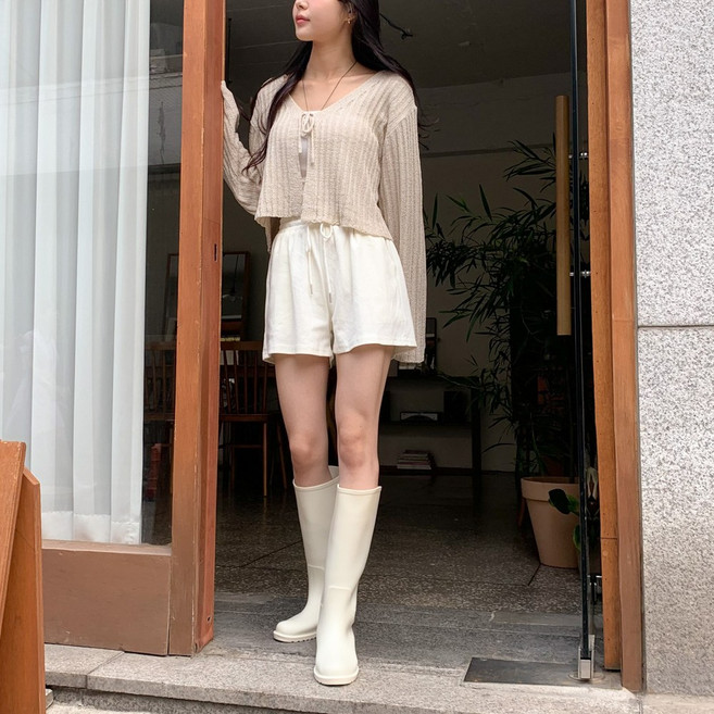 블루씨티 레이니 롱 베이직 장마 패션 장화 레인부츠