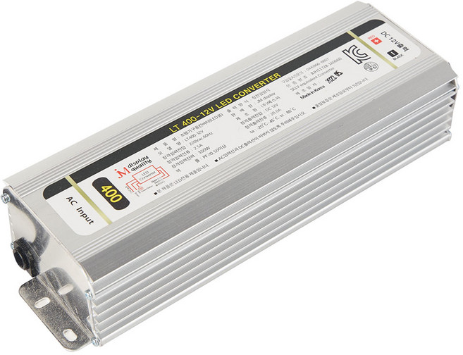방수 SMPS 24V 400W JmDisplay KC LED 안정기 파워서플라이, 24V 400W(14.0A), 1개