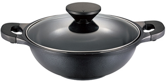 눌러붙지않는 세라믹코팅 인덕션 전골냄비 32cm, 펄블랙주물 전골32CL, 1개