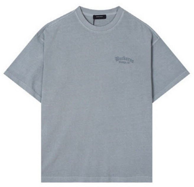 버커루 버커루 남성) 10수 싱글 오버핏 피그다잉 반팔 티셔츠 (B252TS357P) (P003657275)