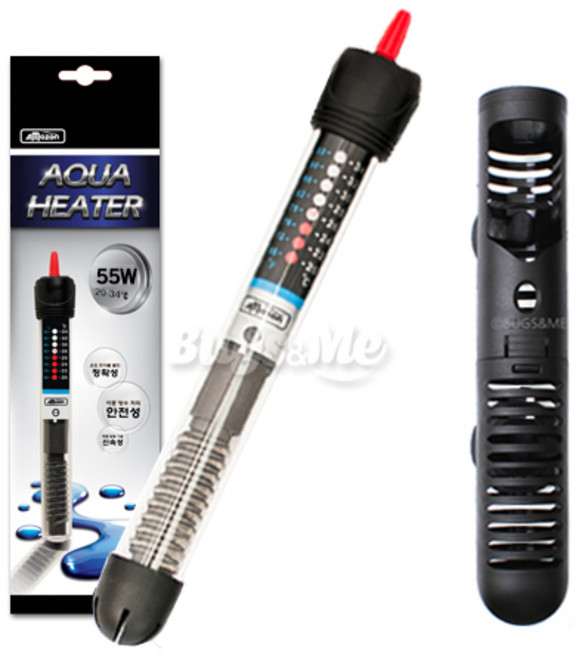아쿠아리움 정품 어항히터기 + 보호커버 세트, 1세트