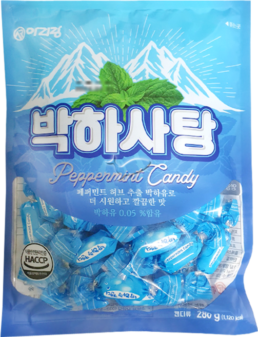 아리랑 박하사탕 280g, 5개