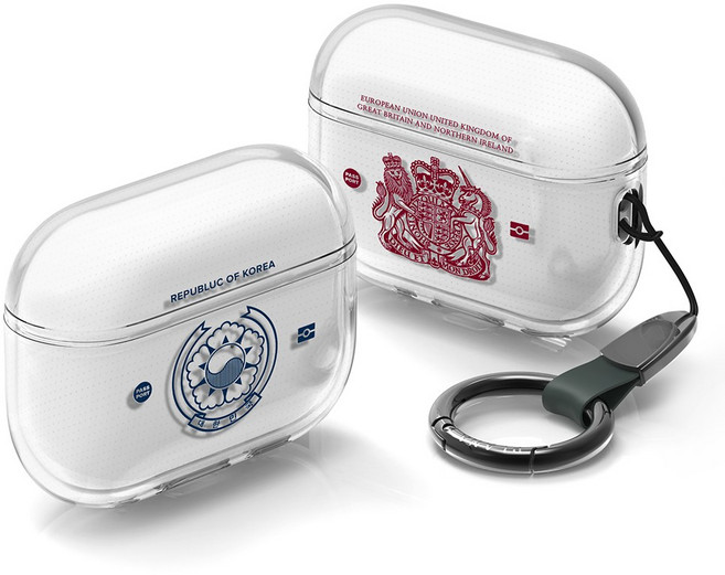 플래나 패스포트 시리즈 에어팟프로 2세대 C타입 호환 TPU 케이스, 3. 프랑스 여권