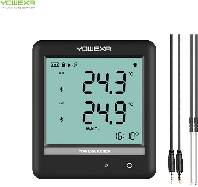 요엑사 YDP-700E-K 2채널 온도기록계, 1개