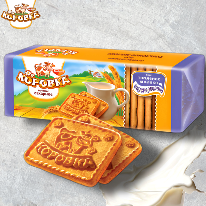 코로브카 바닐라맛 비스킷 러시아 간식, 1개, 280g