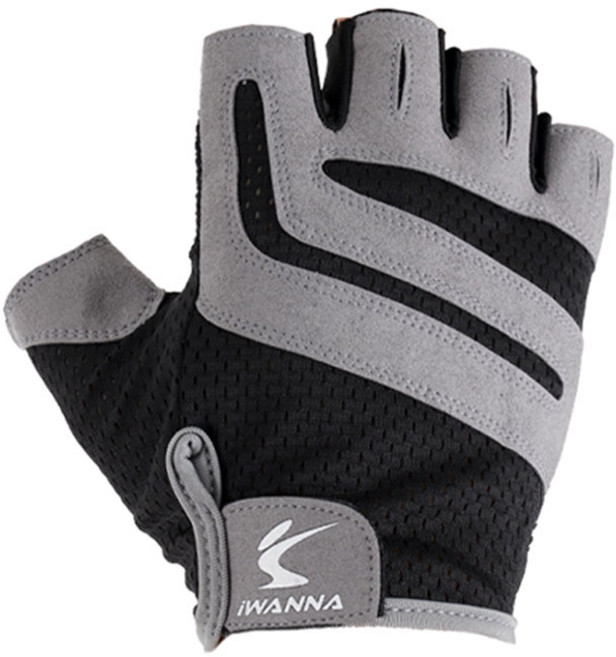 아이워너 트레이닝 일반(기본) 장갑 헬스 다이어트 근력운동, 그레이, 1개