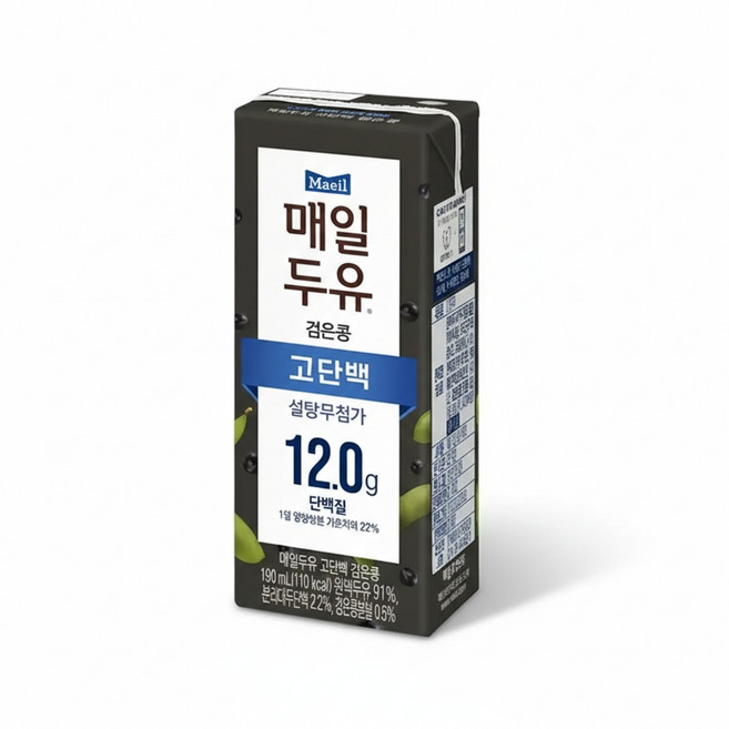 매일두유 고단백 검은콩 190ml 48팩, 48개