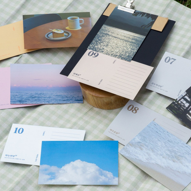 [두 번째 필력] 열두 달 감성 사진 엽서 강릉편 12종 세트