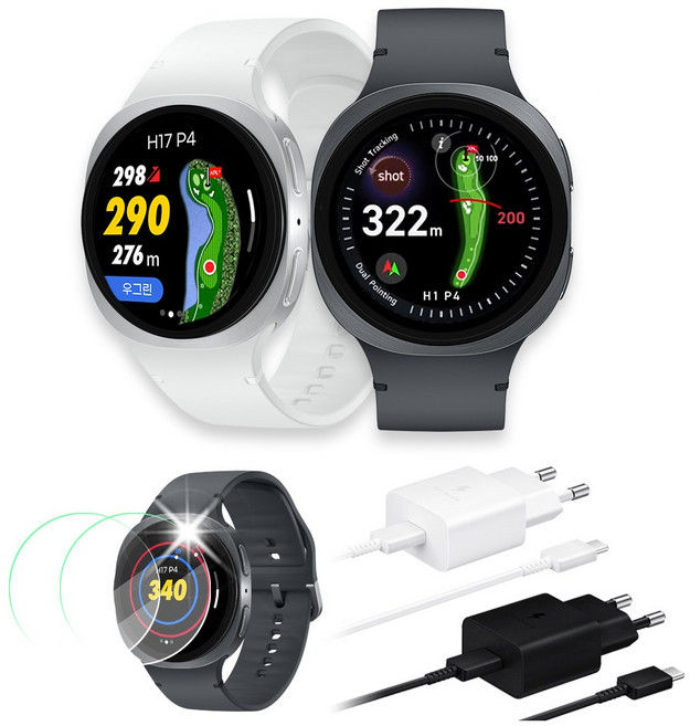 삼성 갤럭시 워치8 골프앱 패키지 (보이스캐디 1년 이용권 포함), 그라파이트, 44mm, GPS+Cellular