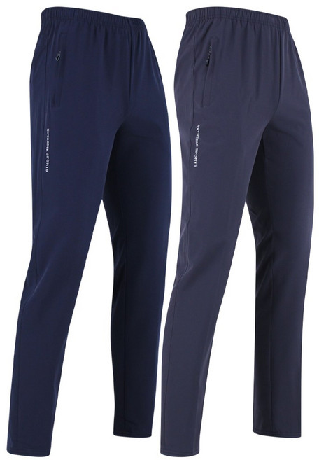 2장 여름용 남성 탄탄 트레이닝 BS 팬츠 하절기 스판 밴딩 운동복 실내 실외 두루두루 입기좋은 빅사이즈 바지 B1046