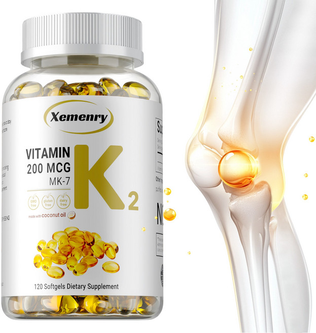 Xemenry 維生素K2 MK-7 軟膠囊 (200 MCG), 120組