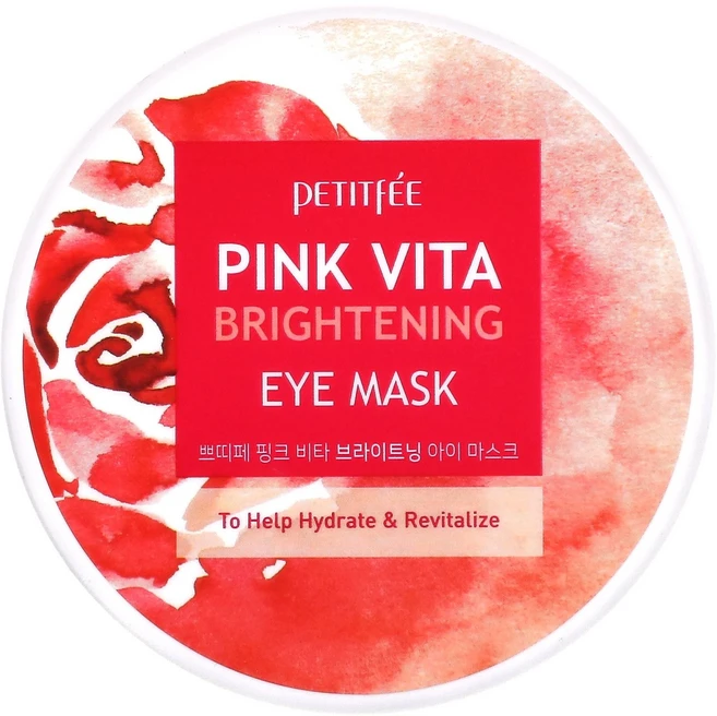 Petitfee 핑크 비타 브라이트닝 아이 마스크 60개 70g Petitfee (쁘띠페), 1개 - 쿠팡