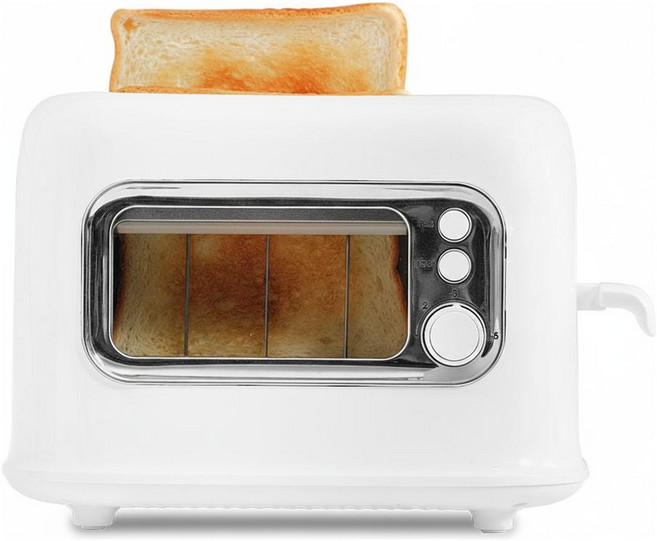 위즈웰 보이는 팝업 토스트기 화이트, [TA8200 토스터]