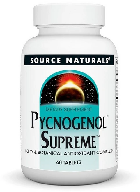 Source Naturals 피크제놀 슈프림 60정, 60 Count (Pack of 1), 1개 - 쿠팡