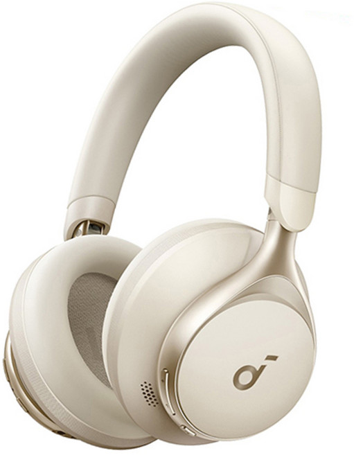 앤커 사운드코어 스페이스원 노이즈캔슬링 무선 블루투스헤드폰, 라떼 크림, A3035
