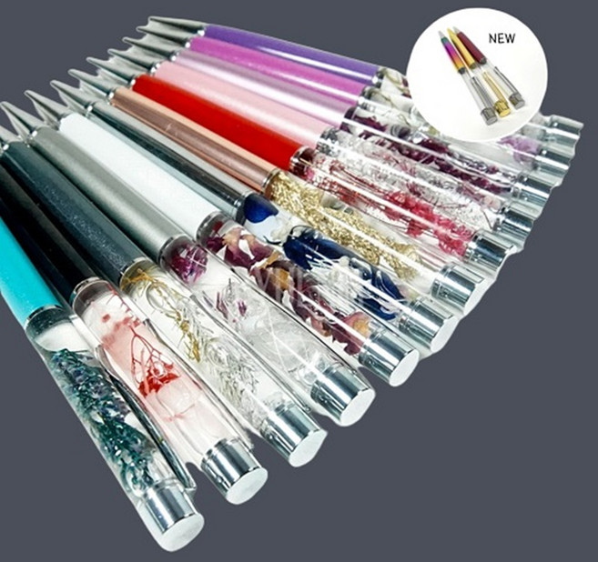 셀프 하바리움 DIY 볼펜, 미세 펄-실버