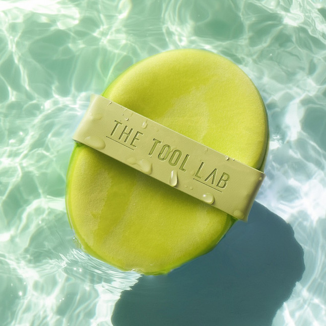 The Tool Lab Happyrim Aqua Puff 韓國水光奶油感粉撲, 2個, 綠色