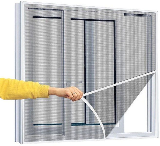 붙이는 방충망 창문 베란다 셀프 교체 찍찍이 모기장, 1개, 120 X 120cm