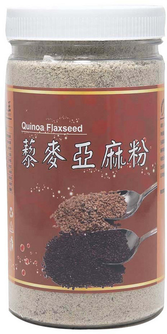藜麥亞麻粉 黃金亞麻仁籽 糙米 五穀粉 十穀粉 紅藜 黑藜麥 白藜麥, 600g, 1個