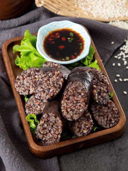 주식회사 성신푸드 만가복 전통찹쌀순대 당면이 없는 국내산 찹쌀로 만든 국민 음식 찹쌀순대 HACCP 인증업체 국내제조 전통음식 만가복찹쌀순대, 450g, 1개