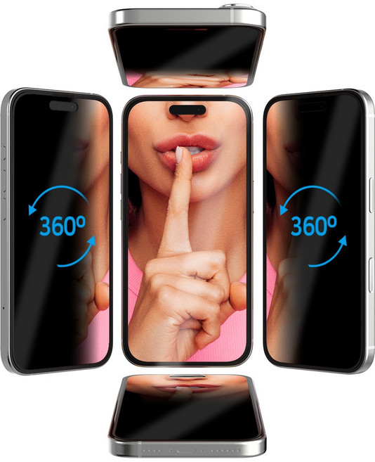 5세컨즈 360도 전방향 사생활보호 강화유리, 1개