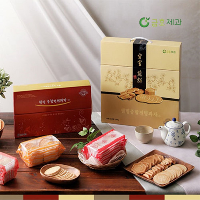 금호제과 종합 전병 과자, 단품, 1개, 1.03kg