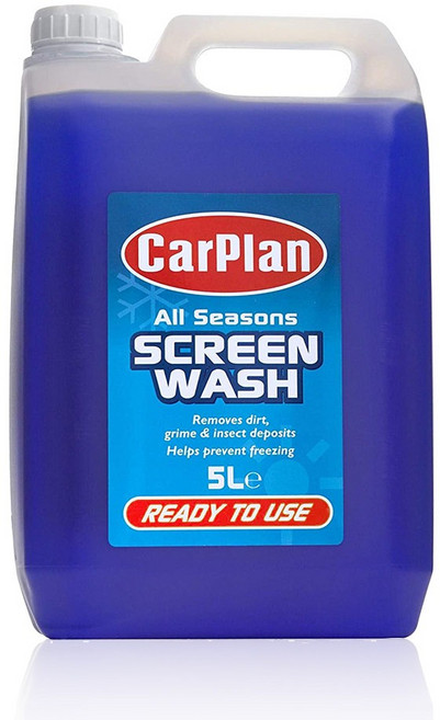 英國CarPlan Screen Wash 預混式雨刷水 免加水雨刷精 玻璃清潔劑, 1個, 5L