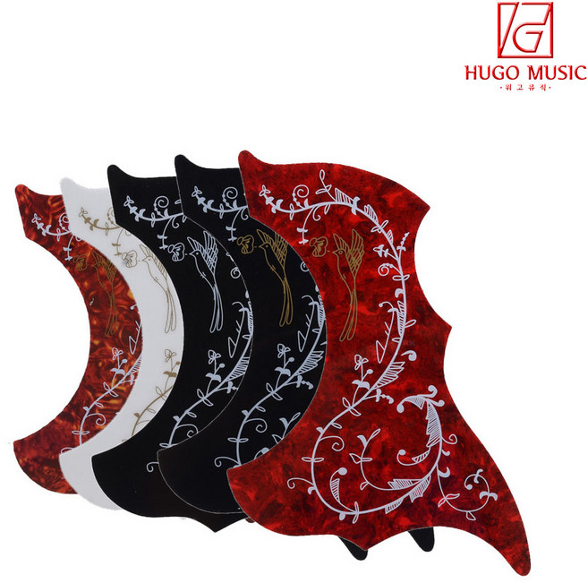 위고뮤직 통기타 리프버드 E54J 픽가드 피크가드 기타보호, C형, 1개