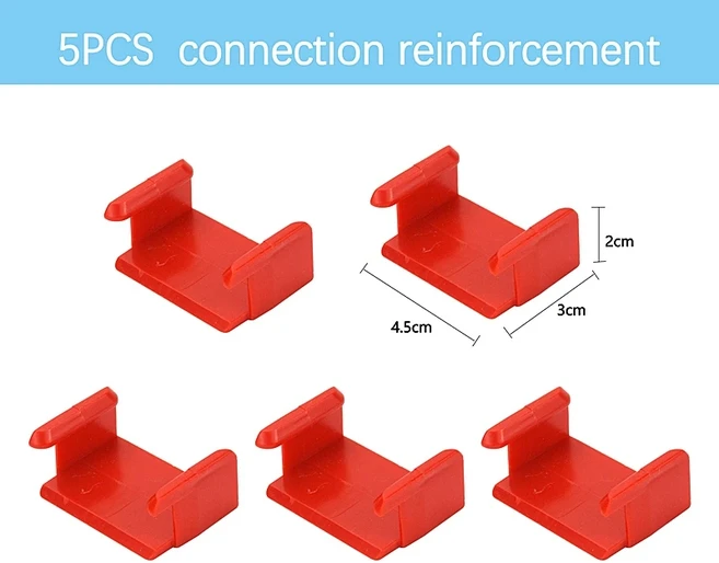나무 철도 연결 헤드 액세서리 해결사 기차 트랙 홀더 맞는 Brio 나무 트랙 어린이를위한 교육 크리 에이, 05 Fixer Red 5pcs