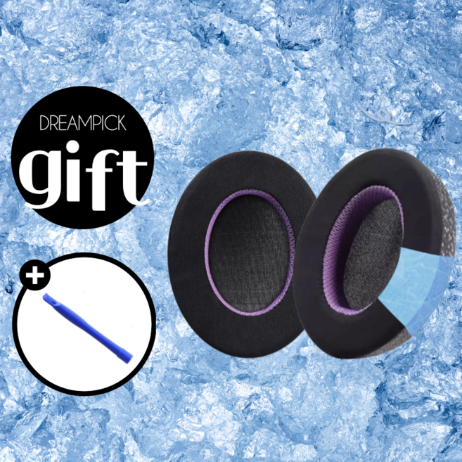 소니 WH 1000XM4 쿠션 이어패드 쿨링 매쉬 가죽, 블랙퍼플 쿨링, 1개