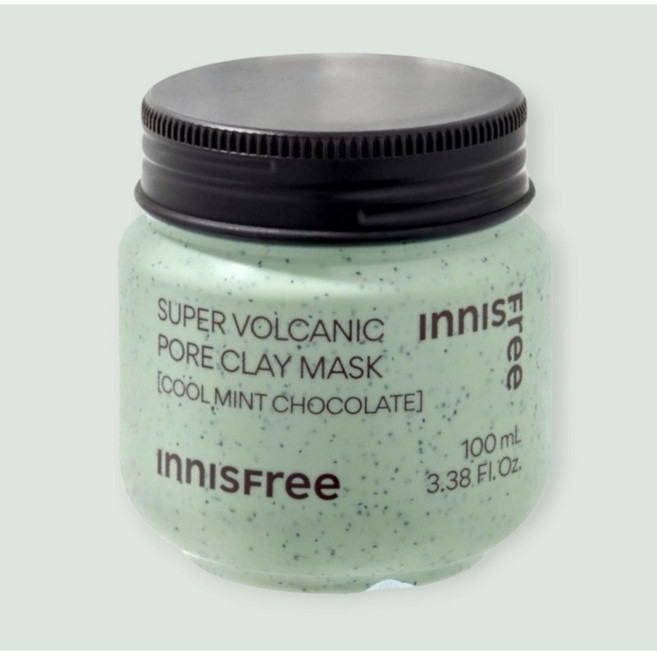 이니스프리 수퍼 화산송이 모공 마스크팩 100ml 쿨 민트 초콜릿, 1개입, 1개