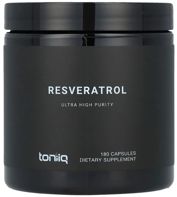 Toniiq Resveratrol 180 Capsules (300 mg per Capsule), 600 mg, 1개, 180정 - 쿠팡