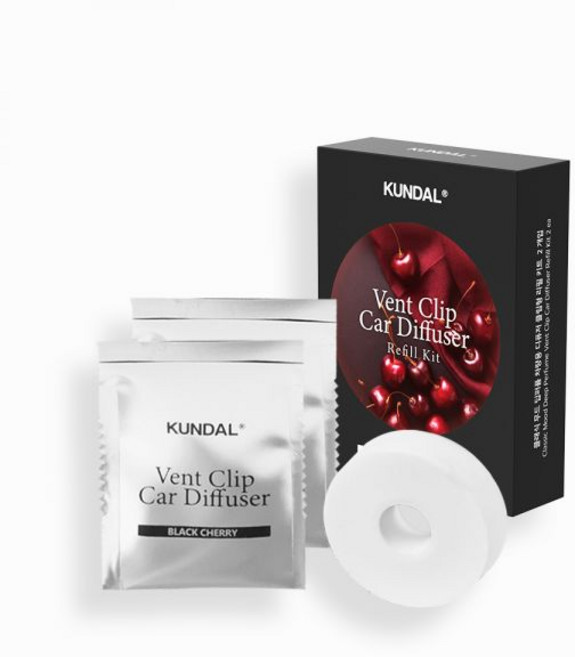쿤달 클래식 무드 딥퍼퓸 차량용 방향제 클립형 리필키트 2개입, 1개