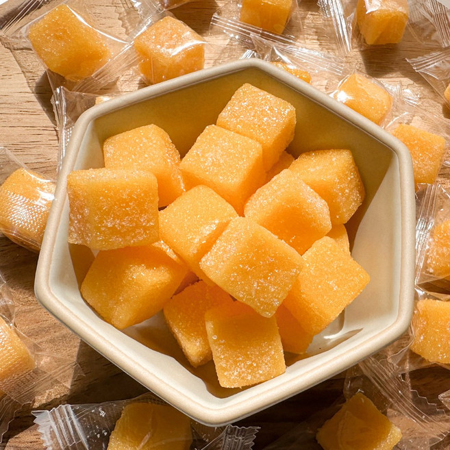 [개별포장] 말랑쫀득 애플망고젤리 큐브, 1kg, 1개
