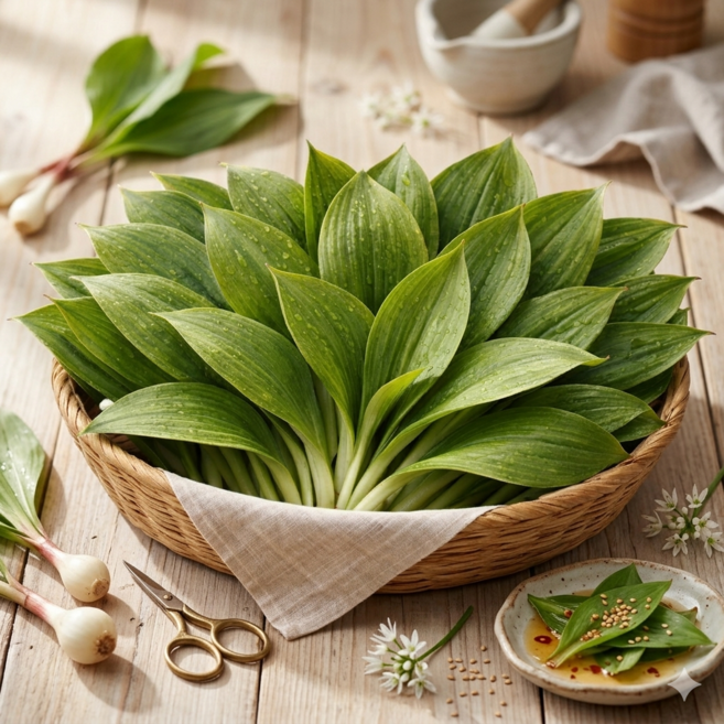 명이나물 지금제철 강원도 향진한 잎명이, 1박스, 500g