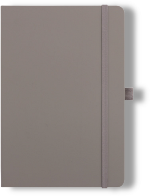 앤월드 하드커버 심플 일기장 업무용 가죽 만년 다이어리, 1개, 그레이