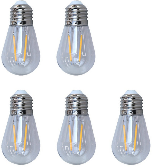 21세기트랜드 별빛 LED 에디슨 줄전구 추가전구, 24V 신형 추가전구 5개1세트, 1개