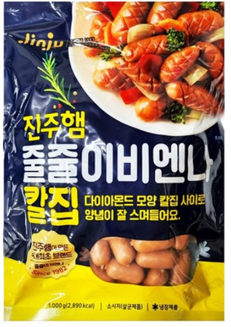 진주햄 줄줄이 비엔나 칼집소시지 1kg, 1개