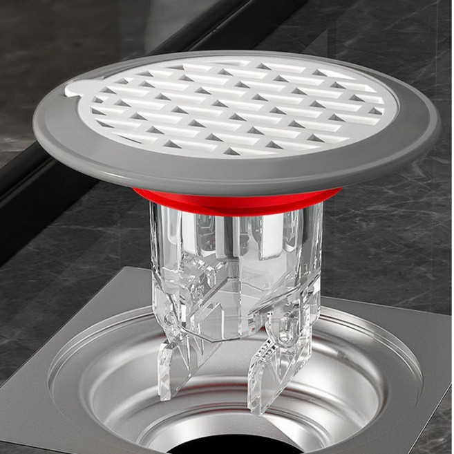 딜리홈 배수구트랩 욕실배수구트랩 하수구트랩 하수구냄새차단, 화이트계열