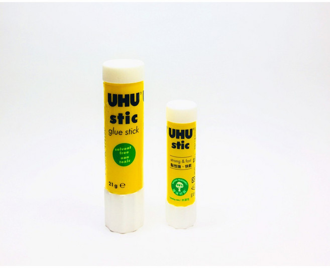 UHU 口紅膠（大小支）- 辦公室學生用固體膠, 1個, 21g大支