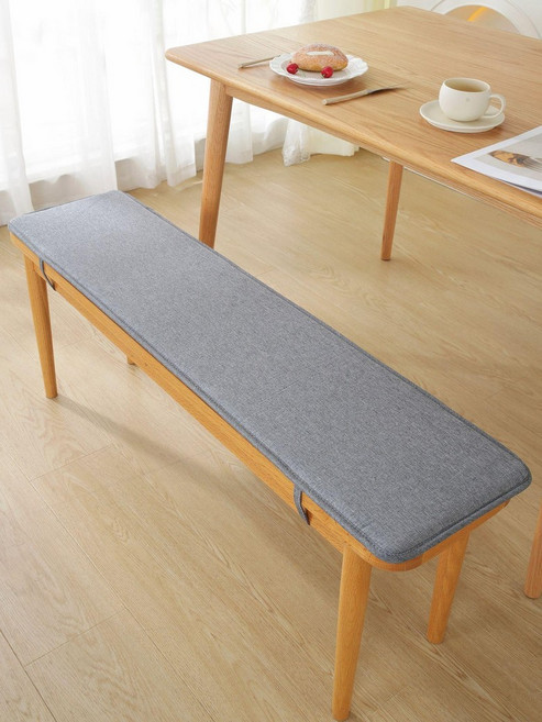 라비토 긴의자방석 벤치의자 방석 카페 매트 식탁 의자 대형, 다크그레이
