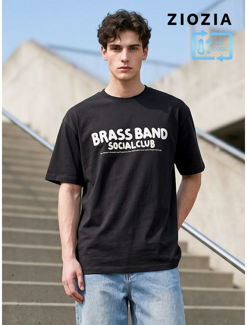 지오지아 그레타프리든 콜라보 오버핏 반팔티 A AEC2TR3201 A